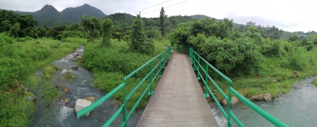 過橋入深山：橋的另一端是民居、是遊客景點，往內走，是世外桃園。